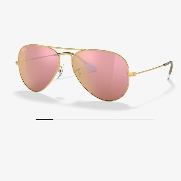 Ray-Ban Accessories - Ray-Ban Copper Flash Aviator Sunglasses
